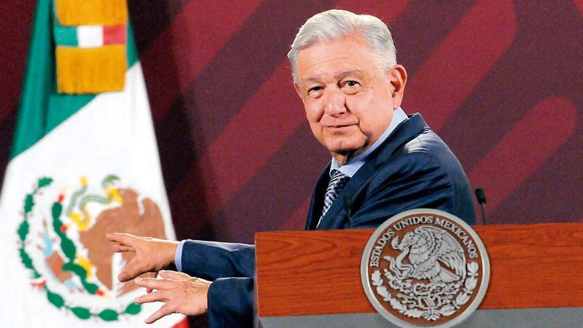 Presidente Andrés Manuel López Obrador en conferencia de prensa